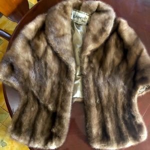 Vintage Mink Caplet